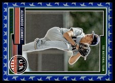 2023 Panini Stars & Stripes ALEXANDER CLEMMEY Blue Parallel 1/75 #43