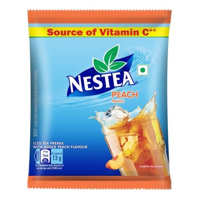 NESTEA Peach Iced Tea Powder 400g | Nilgiri Tea | Refreshing & Vitamin C Boost