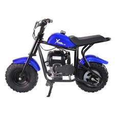 40cc Trail Bike Pocket Bike Mini Dirt Bike 4-Stroke Gas-Powered Motorcycle Blue