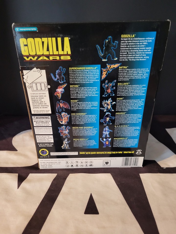Space Godzilla 1995 GODZILLA WARS Trendmasters NEW VARIANT Box | eBay