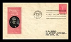 DR JIM STAMPS US COVER WILLIAM H HARRISON PRESIDENTIAL FDC SCOTT 814 IOOR CACHET