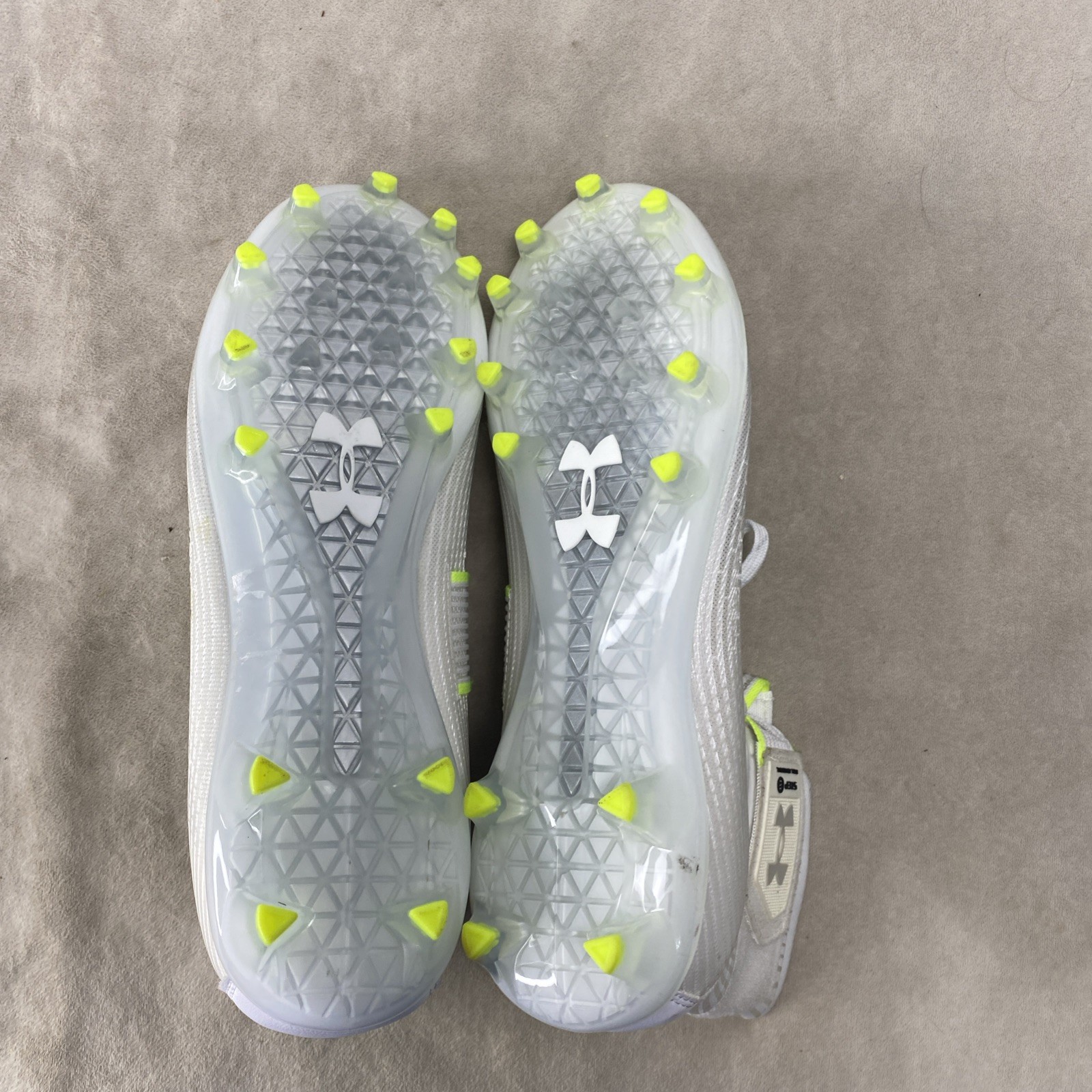 White Under Armour Men's Size 9.5 Highlight MC Football Cleats 3023716-106 thumbnail 9