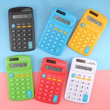900A Basic Calculator Portable Pocket School Office Home Math Student 8 Digits