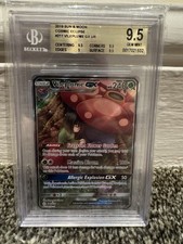Pokémon Vileplume GX TCG Cosmic Eclipse Holo Card 211/236 Beckett 9.5 Erika