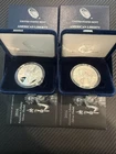 2016-S 1oz American Liberty Silver Medals Lot Of Two W/ Box & COA 1 OZ Eagle