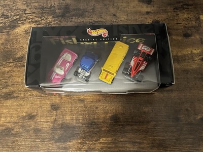 Hot Wheels Timeless Toys Series II 4 Car Set Special Edition Diecast. NEW IN BOX