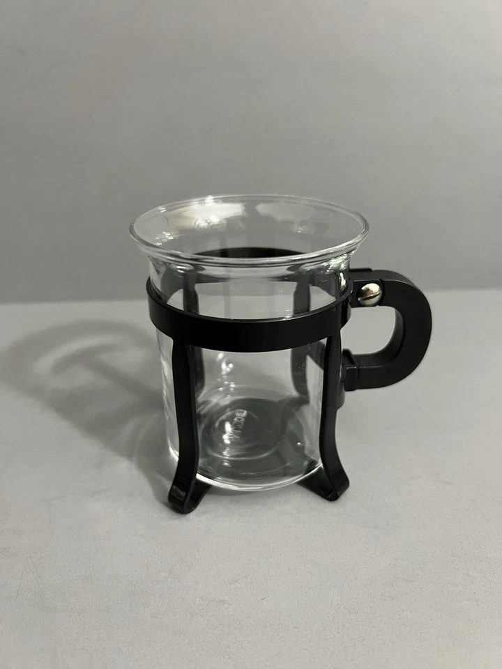 Juego de 4 tazas vintage Bodum Bistro Chambord Java hechas en Suiza Foto 3 de 4