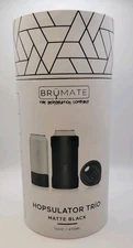 Brumate Hopsulator Trio 16oz Insulated Can Cooler Matte Black Open Box