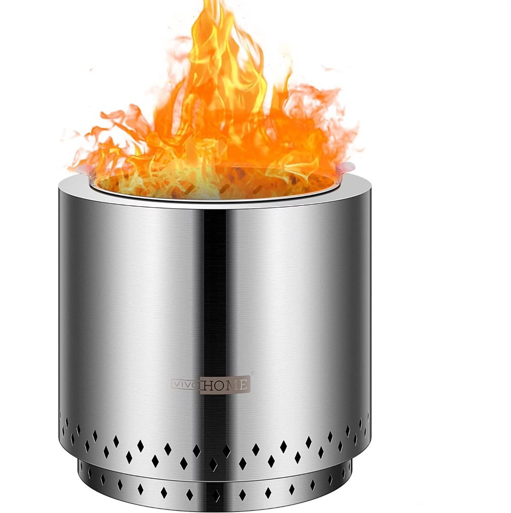 Бездымная каминная яма VIVOHOME 17 - Нержавеющая сталь 304 15390₽