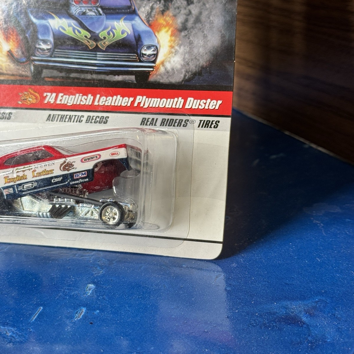 ミニカー 74 ENGLISH LEATHER PLYMOUTH DUSTER Hot Wheels 74 1974 English Leather Plymouth Duster Drag