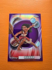 2026 Topps Chrome Disney Moana Purple Refractor /75 #10 