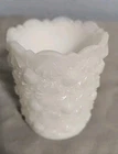 Vintage Daisy and Button WESTMORELAND White Milk Glass Votive/Toothpick Holder