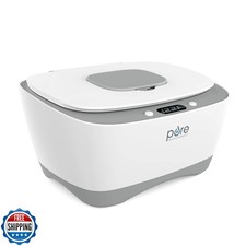 PureBaby  Wipe Warmer with Digital Display - Easy-Feed Dispenser with 3 Heat