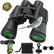 20X50 HD Binoculars for Adults High Powered with Phone Adapter, Large View Binoc