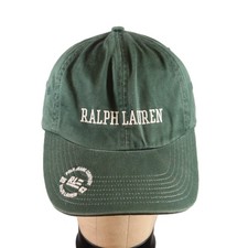 Vintage Polo Jeans Co Ralph Lauren Green Hat RL-67 Strapback