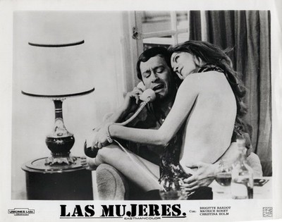 Anny Duperey + Maurice Ronet in The Vixen (1969)   Vintage Photo 1205K