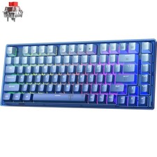 RisoPhy 60 Percent Mechanical Gaming Keyboard - 82 Keys Hot Swappable, Linear...