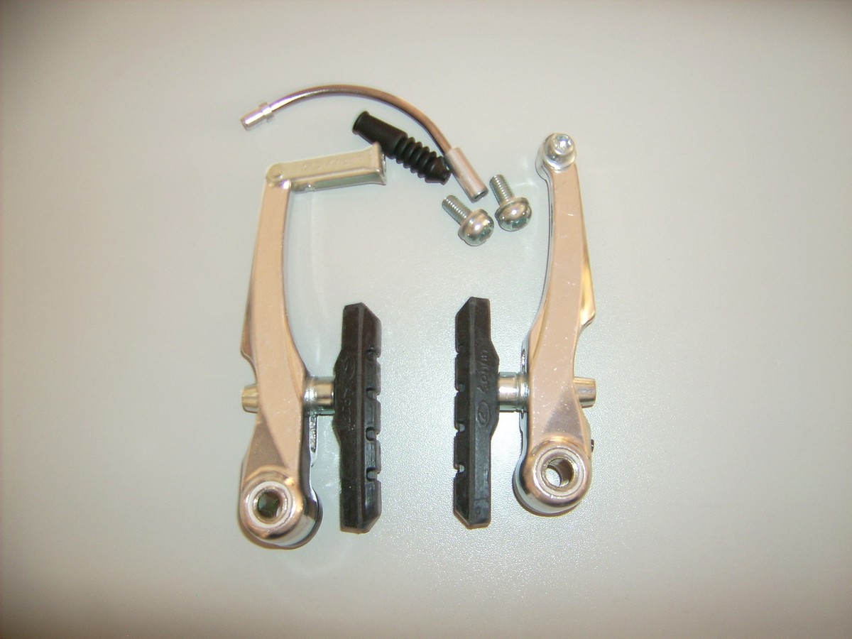 Freins V-Brake Logan Aluminium Blanc Pour VTT Et Vélo – Jeu Avant Et Arrière