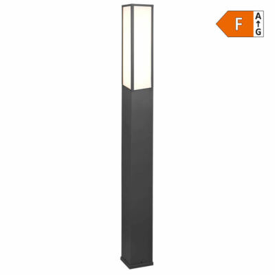 Außenleuchte Pollerleuchte FUERTE Alu anthrazit H 155cm IP54 TRIO