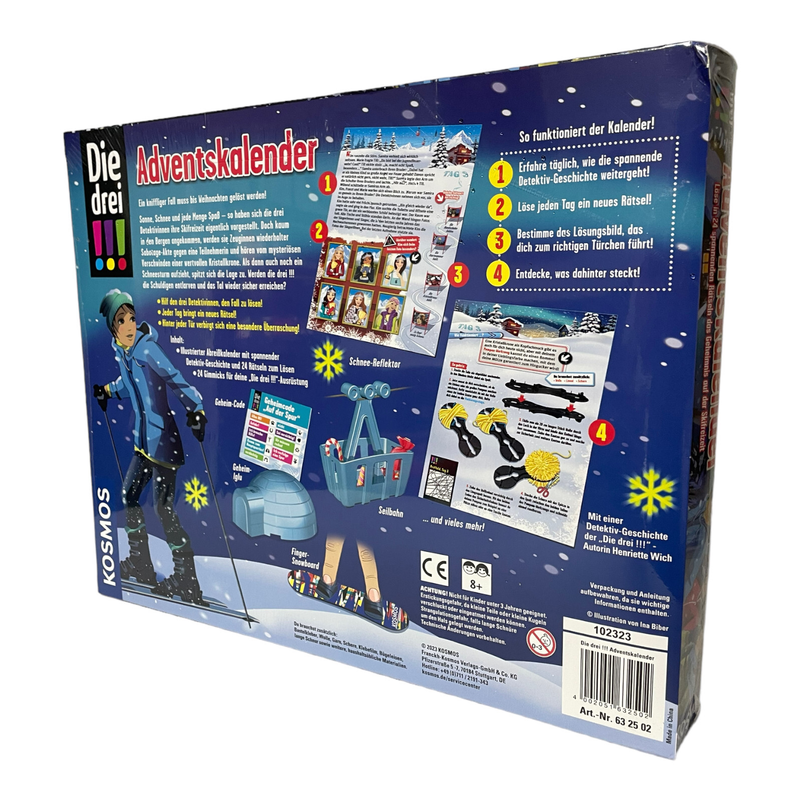 Adventskalender Die drei !!! Kosmos Weihnachtskalender Advent Kalender