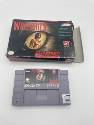 Wolfchild (Super Nintendo, 1993) SNES Cart & Box Only Tested Working