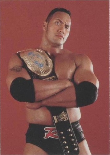 1998 Comic Images WWF Superstarz The Rock #8 Dwayne Johnson Rookie