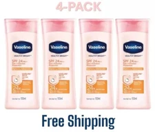 **4-PACK** Vaseline Healthy Bright SPF24 Sun+Pollution Protection Lotion 4x100ml
