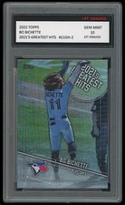 BO BICHETTE 2022 TOPPS 2021'S GREATEST HITS 1ST GRADED 10 BASEBALL CARD #21GH-2