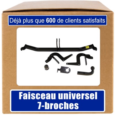 Peugeot 308 Break/SW de 14 Attelage fixe+faisceau 7-broches uni. Peugeot 308 Break/SW de 14 Attelage fixe+faisceau 7-broches uni.