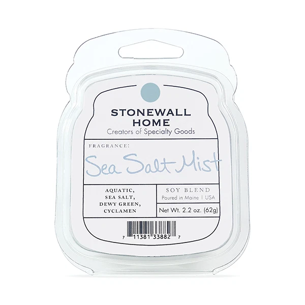 Stonewall Kitchen Home Soy Wax Bar Melts SEA SALT MIST 2.2oz NEW - Image 1 of 1