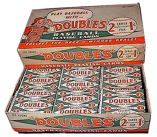 Caja de persecución de tarjetas de novato Mantle 1952; Crd clasificado: 22 paquetes; 2 50/60 Crds\paquete de colección Foto 2 de 4