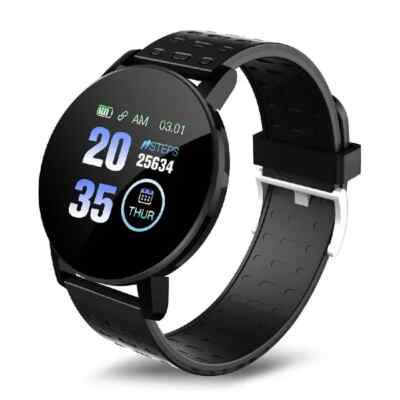 Round Smartwatch Sport Wristbands Fitness Tracker Sleep Monitor  Screen Smart