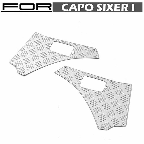 For CAPO Sixer 1 Suzuki Samurai Car 1/6 Metal Front Rear Side Anti-scrape Plates - Picture 6 of 16