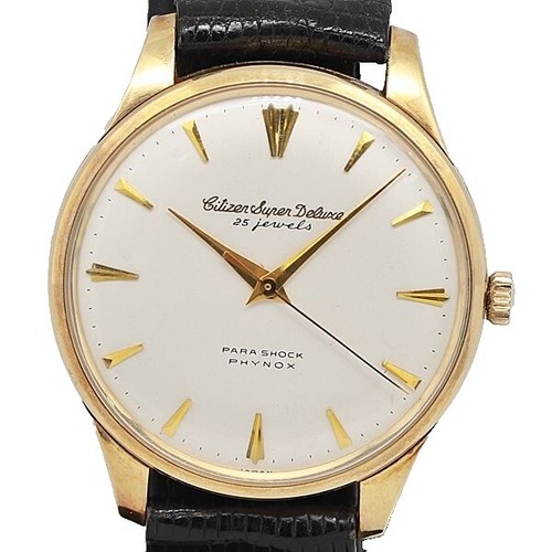 時計 CITIZEN SUPER DELUXE 25 JEWELS Citizen Super Deluxe 25 Jewel Antique Men's Watch Stainless Steel