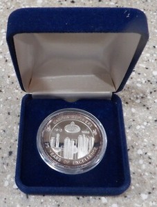 Amoco Casper Refinery Wyoming Silver Coin 1915 - 1988 75 Years 1 OZ .999
