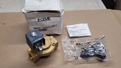 NOS Ceme 4551217 3/4'' Solenoid Valve 230VAC 8615NN020S08BDF