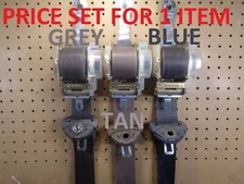 COROLLA PRIZM 1996 - 1997 GREY TAN BLUE BURGUNDY COLOR DRIVER SEAT BELT