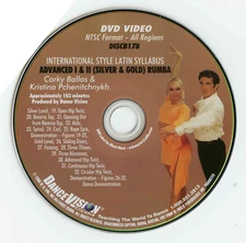 International Silver & Gold Rumba  DISCB178  Dance Vision DVD