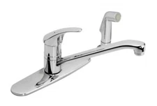 SYMMONS 2.2 gpm 3-Hole Kitchen Faucet with Single Lever Handle in Polished Chrom