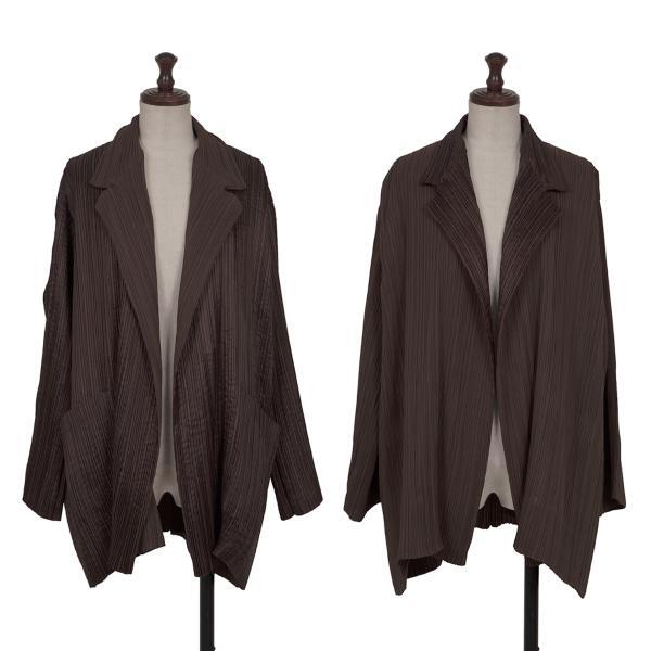 ISSEY MIYAKE Pleated Reversible Patch Pocket Jacket Size M(K