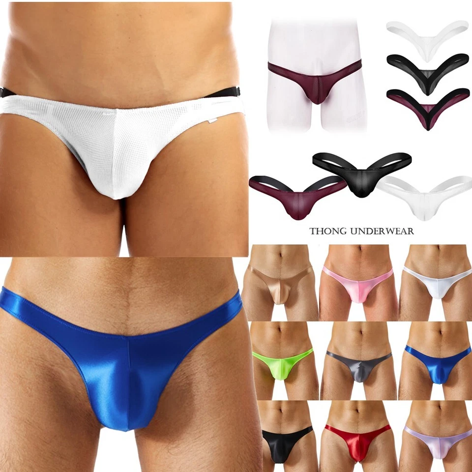 Herren!Transparent Mesh G-String Mini String Slip Tanga Thong Unterhose Dessous - Bild 4 von 4