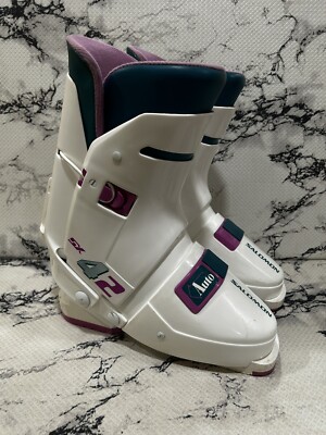 Salomon SX42 Auto HTC Ski Boots Rear Entry Size 310 White/Pink