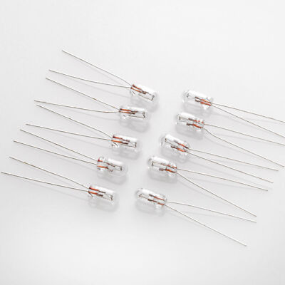 10 x 8V 50mA / Birne Lampe / Miniature Lamp Bulb T1 3mm x 7mm