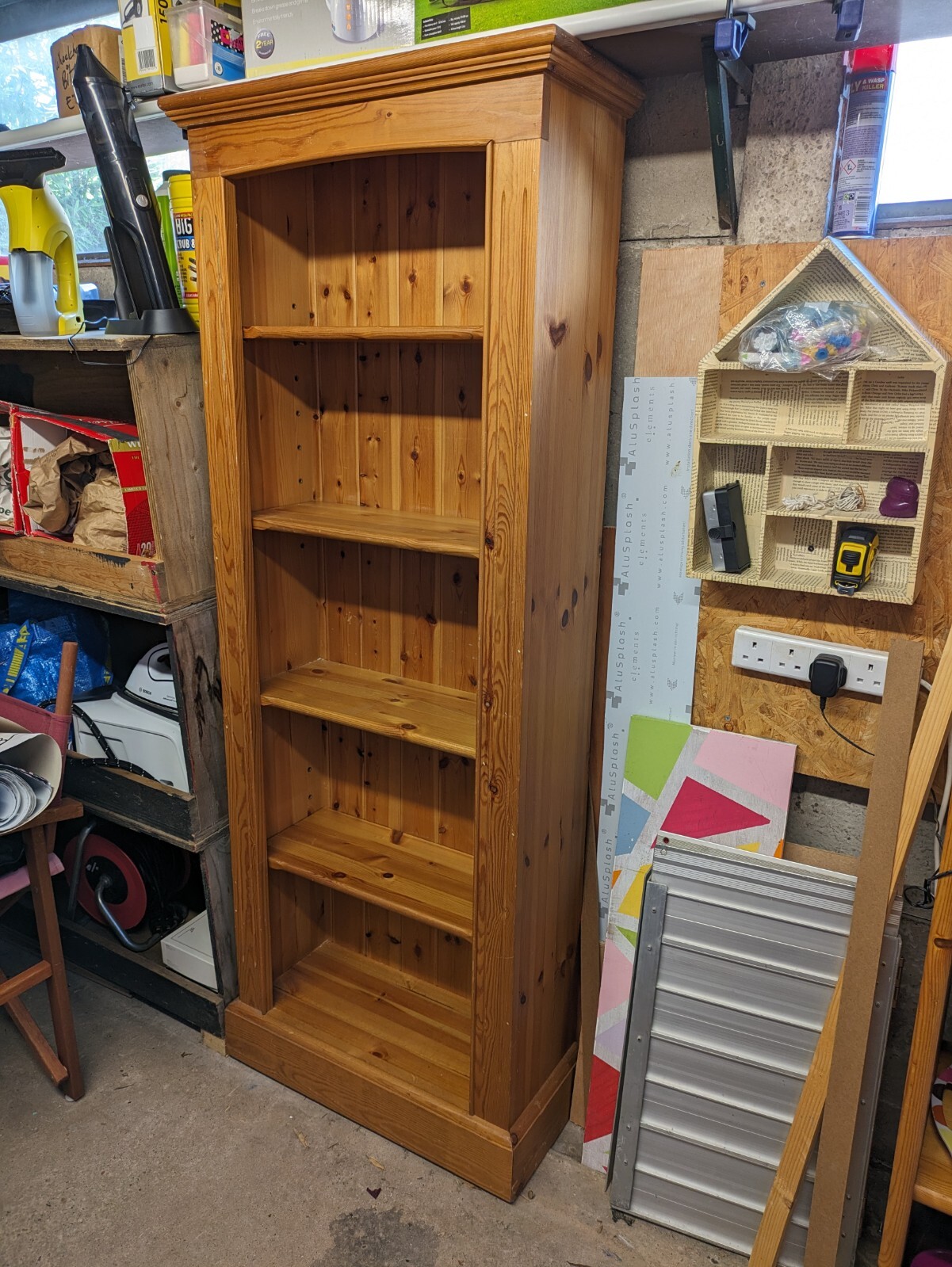 solid pine bookcase used good condition eBay