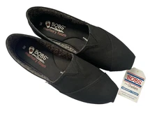 Bobs from Skechers Plush Peace & Love Flats Size 9 Womens Black 33645 NIB$49 New