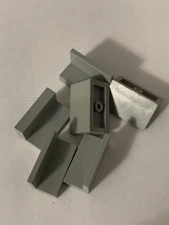 Lego Parts (6pcs) 4865 straight edges 1x2x1 Panel Choose Color