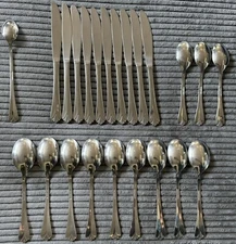 23 Pc Farberware Bayport Stainless Flatware Partial set