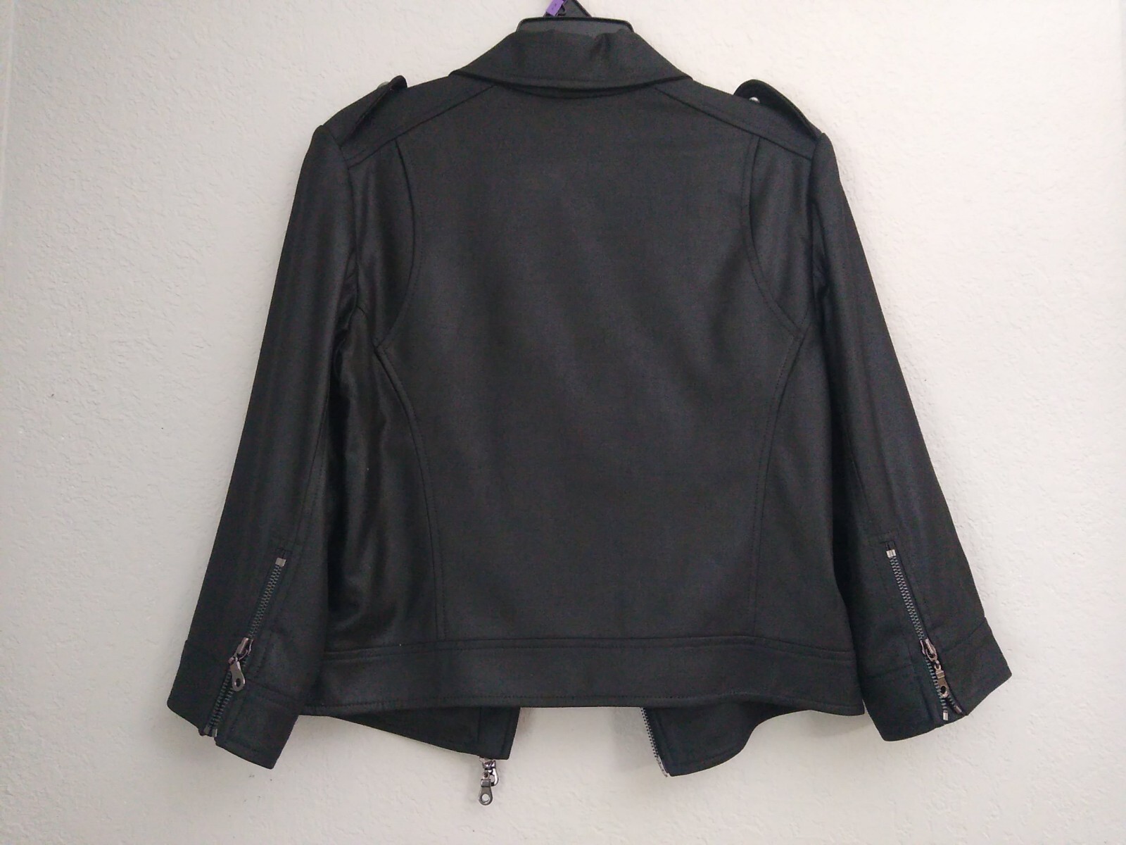 Cache Black Moto Jacket Medium.  Nice! - image 5