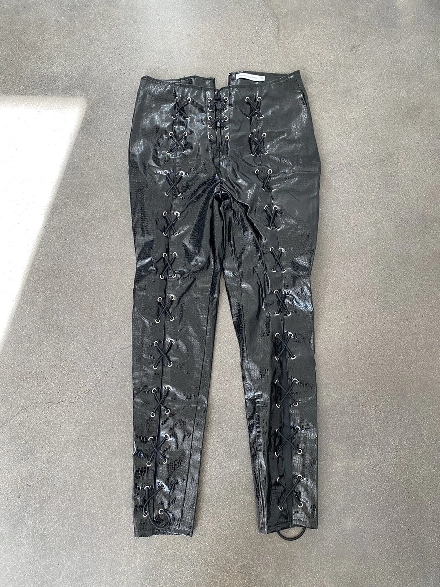 Vinyl lace top up pants