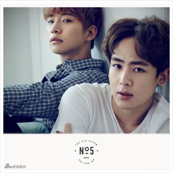 2PM [NO.5] 5th Album White/Black RANDOM Ver CD+52p Foto Buch K-POP